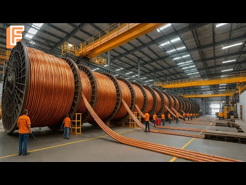 How Millions of Power Cables Are Made Every Year Inside Massive Production Line