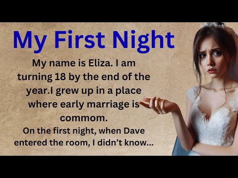 ✅My First Night | A Very Emotional Story ✅ Learn English