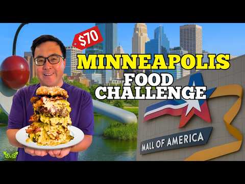Cheap Eats Minneapolis - $70 Dollars a Day Food Challenge!