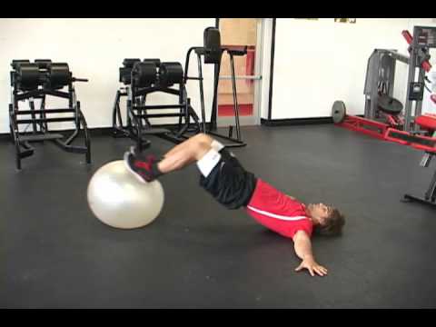 Swiss Ball Leg Curl
