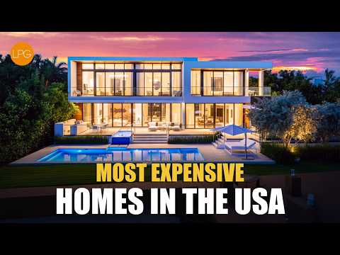 3 HOUR TOUR OF THE MOST EXPENSIVE HOMES IN THE USA
