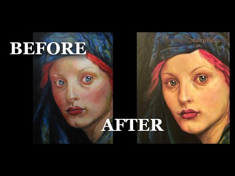 Sfumato Acrylic Glazing Technique Corrections