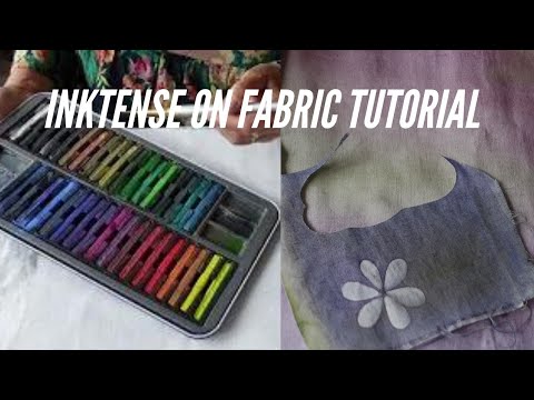 Crafting with Inktense: Painting Your Fabric for Embroidery and Quilting