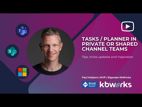 Tasks or Planner in a Private or Shared Channel how to!