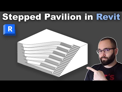 Multi-Use Stepped Pavilion in Revit Tutorial