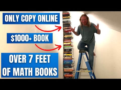 Math Books From Floor To Ceiling