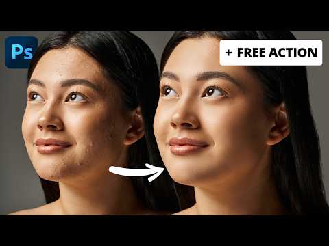 How To Smooth Skin With Frequency Separation In Photoshop (+ FREE Action)