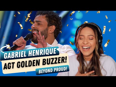 GABRIEL HENRIQUE | AGT GOLDEN BUZZER! | Auditions | AGT 2023 | REACTION!!