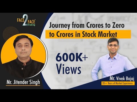 Journey from Millions to Zero to Millions in Stock Market #Face2Face with Jitendder Singh