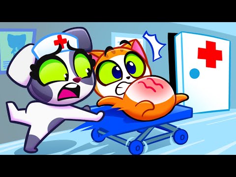 No, No, Don't Overeat! 🍕🍩 Healthy Habits for Toddlers 🌟 Kitty Cartoons For Toddlers