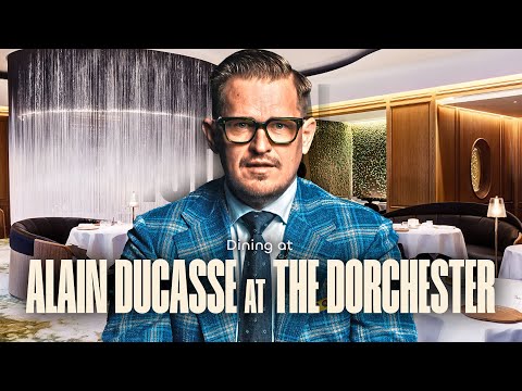 I ate at the LEGENDARY Chef's Restaurant - Alain Ducasse at The Dorchester
