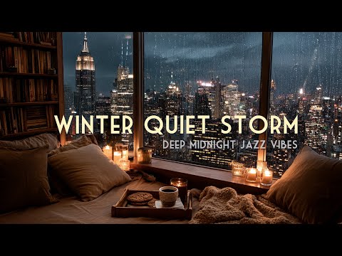 Winter Quiet Storm 🌃 Deep Midnight Jazz Vibes