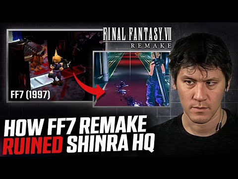 How FF7 Remake Ruined Shinra HQ: Shot-By-Shot Comparison