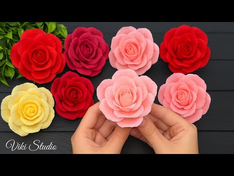 5 IDEAS 💥 Crepe Paper Decoration Ideas Crepe Paper Flowers
