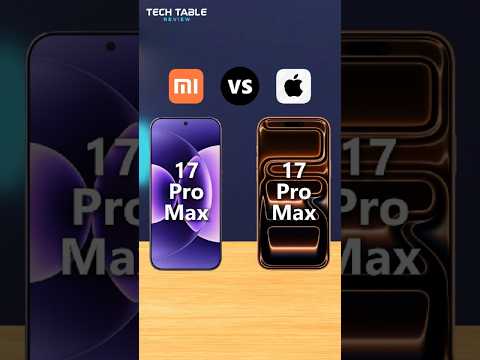 Xiaomi 17 Pro Max vs iPhone 17 Pro Max - Which one is the real Pro Max?