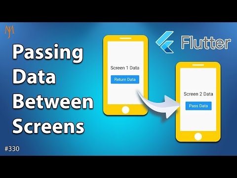 Flutter Tutorial - Passing Data Between Screens & Widgets | Stateful & Stateless Widgets