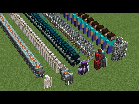 which bosses will hunt faster? which All Minecraft Bosses and Golems hunt faster???