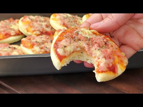 Mini Pizza for School Snacks! Easy and Economical Recipe