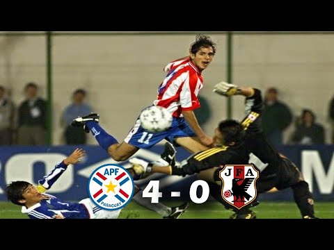 El Día que Roque Santa Cruz bailó a Japón con 17 años | Paraguay 4 vs 0 Japón