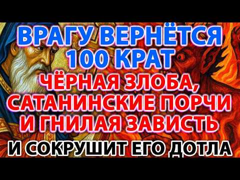 ВРАГУ ВЕРНЁТСЯ 100 КРАТ ЧЁРНАЯ ЗЛОБА,САТАНИНСКИЕ ПОРЧИ И ГНИЛАЯ ЗАВИСТЬ И СОКРУШИТ ЕГО ДОТЛА!Отчитка
