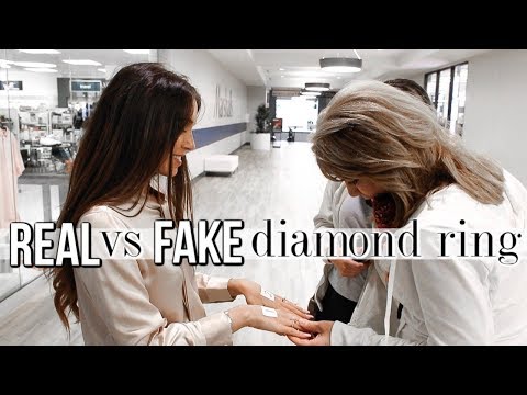 Testing My REAL vs FAKE Diamond Ring on Strangers!