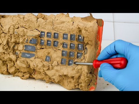 Satisfying Cleaning Keyboard LANGTU. ASMR Sounds