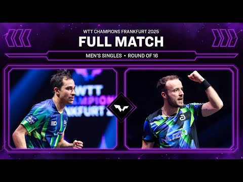 FULL MATCH | Hugo Calderano vs Simon Gauzy | MS R16 | #WTTFrankfurt 2025