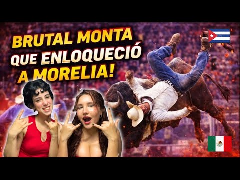 👉 NO PODÍAN CREER ESTA MONTA 😱🔥🐂 | Jaripeo Extremo en Morelia 🎶🇲🇽 | Cubanas Reaccionan 😳