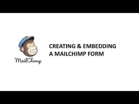 Embedding & Styling Your MailChimp Form - Updated 2022
