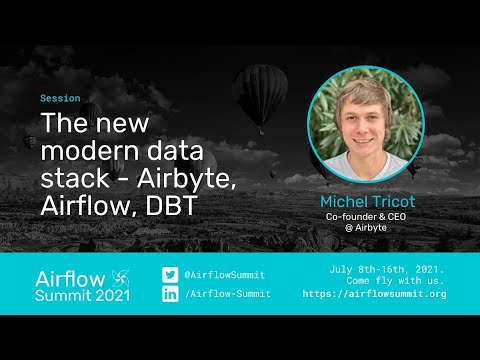 The new modern data stack   Airbyte Airflow DBT