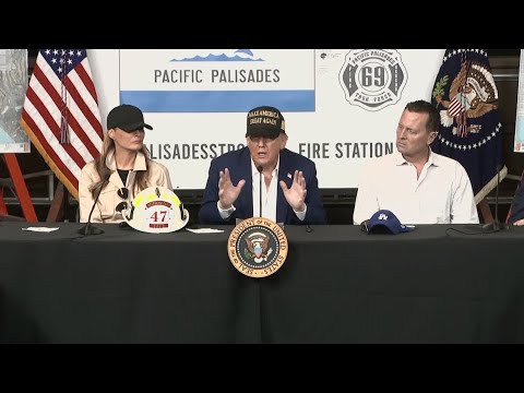 Trump tours California wildfire damage, future of FEMA is uncertain