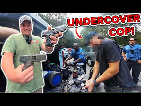 Undercover Cop Confronts Us After Finding 4 Firearms Underwater!
