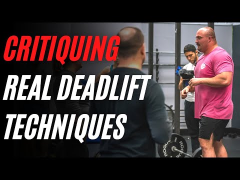 Critiquing Deadlift Techniques At A Seminar | Real Examples