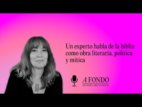 Un experto habla de la biblia como obra literaria, política y mítica