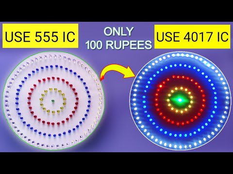 Running Led Chaser || Led Chaser Light Circuit || Dipawali  Decoration Light || Use 4017 And 555 Ic
