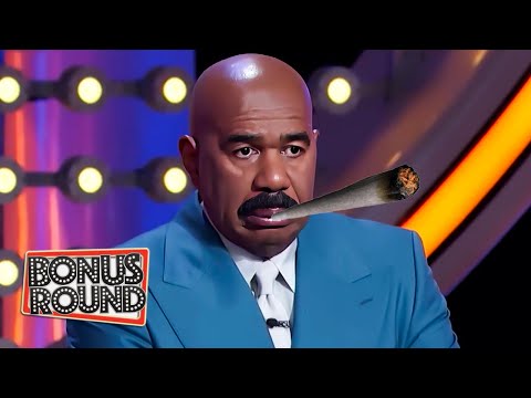 Steve Harvey vs. Stoners! Weed Questions That Broke Steve Harvey on Family Feud!