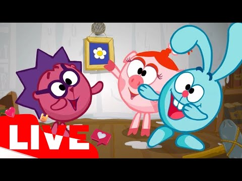 🔴 ПРЯМОЙ ЭФИР! LIVE Смешарики 2D. Старые и новые серии