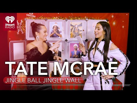 Tate McRae Opens Up iHeartRadio’s Jingle Ball Jingle Wall + Talks About Her FIRST Arena Tour!