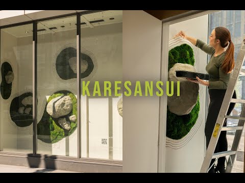Moss Wall Art | Making a Japanese inspired vertical zen garden | Karesansui by Kate the Earthling