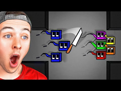 INSANE Cube Battle Royale, but with POWER UPS?