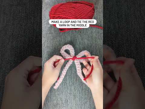 How to crochet a quick chunky bow π #shortscrochet #yarnlove #crochet