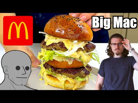 Following Instructions from Joshua Weissman - Big Mac (face reveal, sort of)