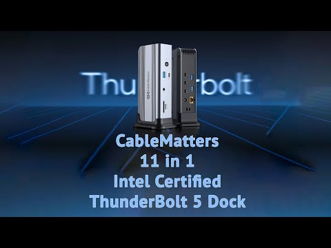 CableMatters Thunderbolt 5 Dock!  Not bad