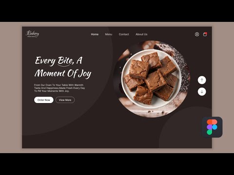 Bakery Landing Page Animation in Figma | Step-by-Step Tutorial for Beginners