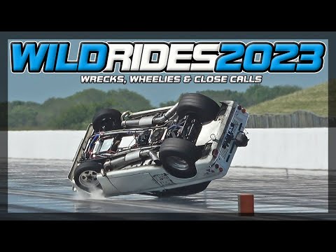 WILD RIDES 2023 - Drag Racing Wrecks, Wheelies & Close Calls Compilation