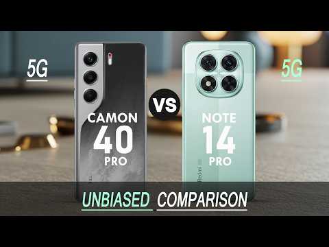UNBIASED COMPARISON Tecno Camon 40 Pro 5G vs Redmi Note 14 Pro 5G – Full REAL Comparison!