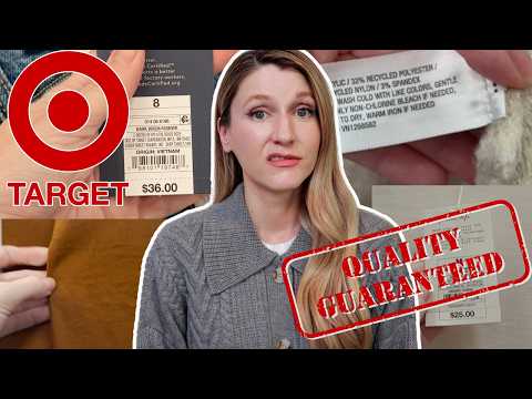 Looking For ONLY High Quality Clothes At Target