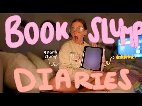 Book slump diaries *part 1* 😳⭐️ | finding my first 5 🌟 read, reading struggles