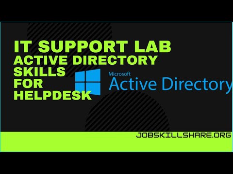 IT Support Skills LAB: Active Directory Basics - Real-world examples