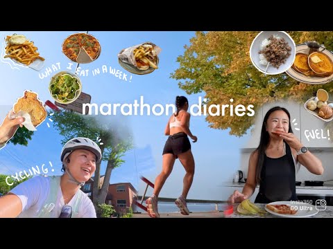 a week of food & runs | another injury, feeling empty, cycling & finding joy in small moments